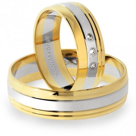 Obrączki ślubne Zirkon - L-21 L