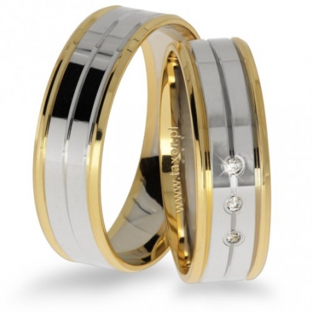 Obrączki ślubne Zirkon - L-30 L