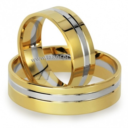 Obrączki ślubne Zirkon - H-047 EX