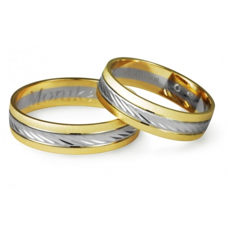 Obrączki ślubne Zirkon - L-16 L