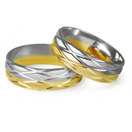 Obrączki ślubne Zirkon - M-024