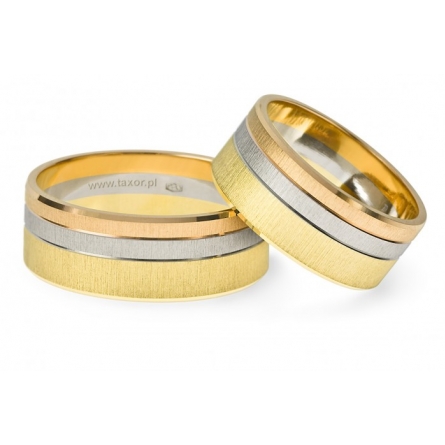 Obrączki ślubne Zirkon - M-038