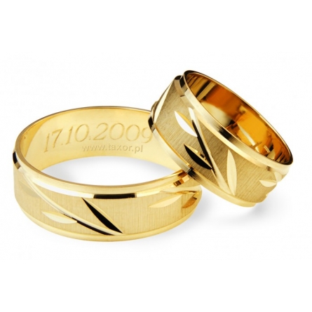 Obrączki ślubne Zirkon - O-090