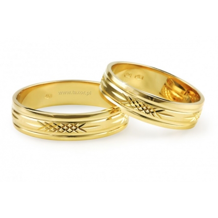 Obrączki ślubne Zirkon - O-152