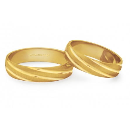 Obrączki ślubne Zirkon - O-156