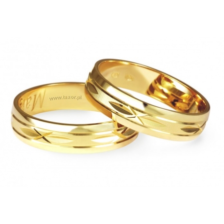 Obrączki ślubne Zirkon - O-168