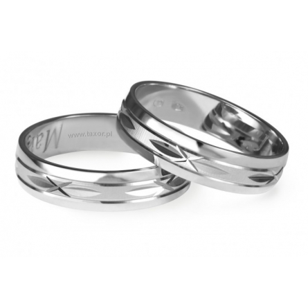 Obrączki ślubne Zirkon - O-168-W