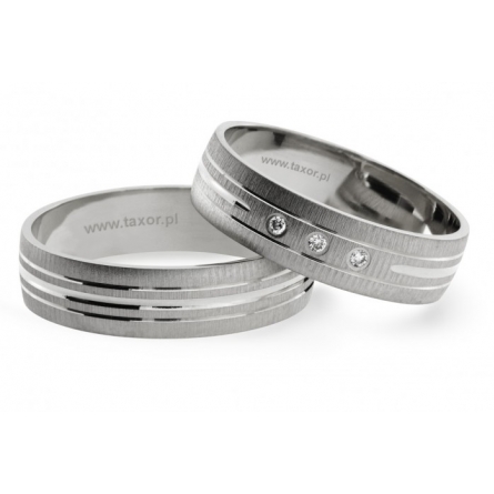 Obrączki ślubne Zirkon - R-13-W L