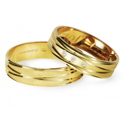 Obrączki ślubne Zirkon - R-02 L