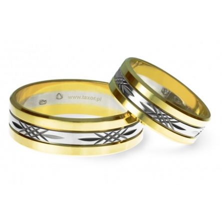 Obrączki ślubne Zirkon - ZB-011