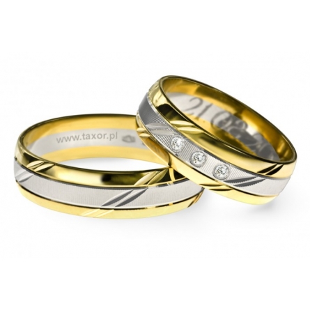 Obrączki ślubne Zirkon - ZB-023
