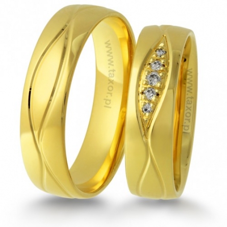 Obrączki ślubne - O-113-ZS