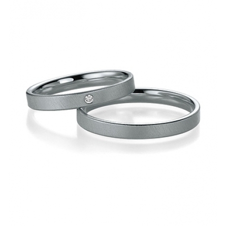 Obrączki platynowe Breuning - 56010 (950) Basic