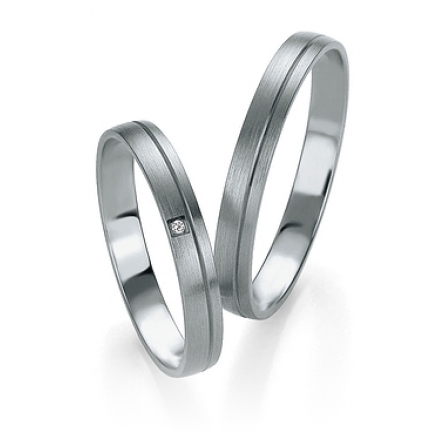 Obrączki platynowe Breuning - 56050 (600) Basic