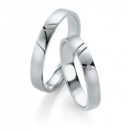 Obrączki platynowe Breuning - 56190 (600) Basic