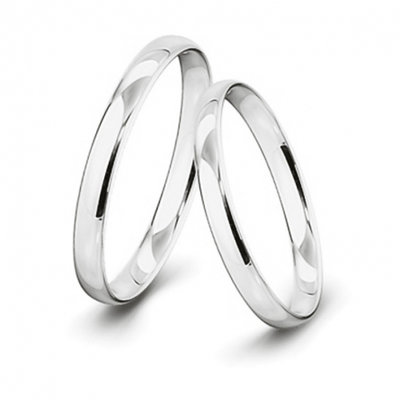 Klasyczne obrączki z białego złota - Taxor-3