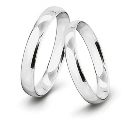 Klasyczne obrączki z białego złota - Taxor-4