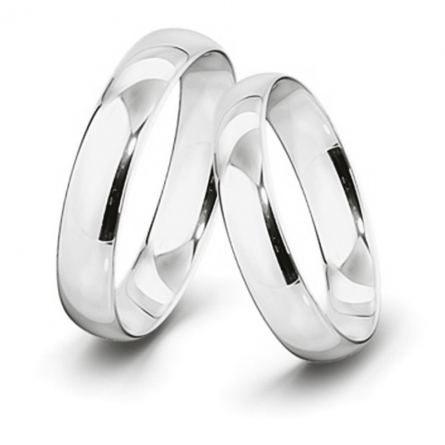Klasyczne obrączki z białego złota - Taxor-5