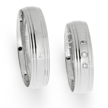 Obrączki ślubne Zirkon - F-021 L
