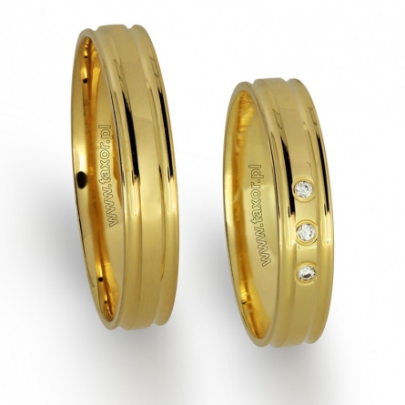 Obrączki ślubne Zirkon - F-017 L