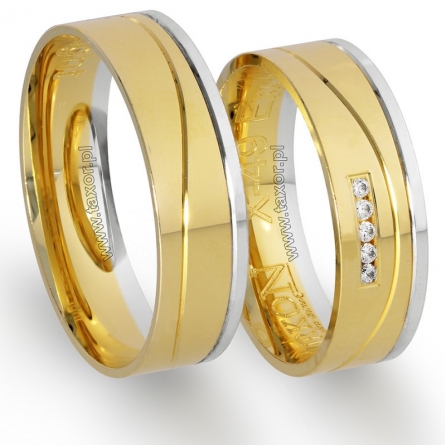 Obrączki ślubne Zirkon - X-049 L