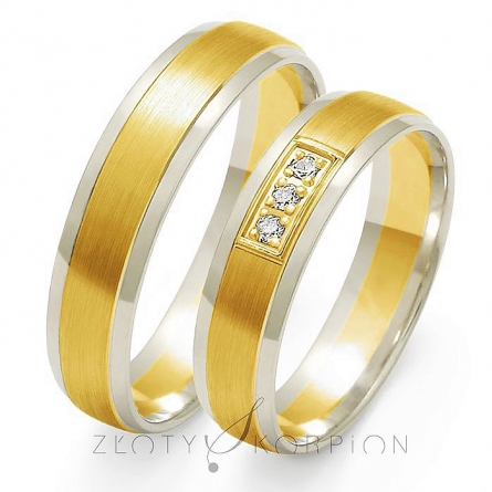 Ekskluzywne obrączki Złoty Skorpion - OE-033