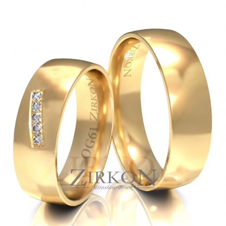 Obrączki klasyczne - OG-61- 6 mm