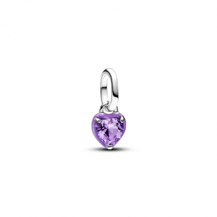 Mały charms-zawieszka Pandora ME Fioletowa czakra serca - 793042C04
