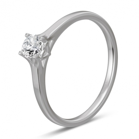 Pierścionek z platyny z brylantem - Pt-57721 / 0.25 ct