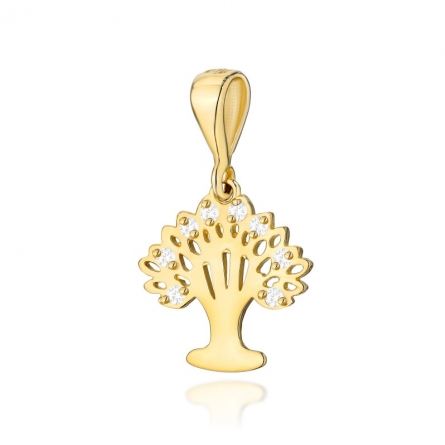 Zawieszka drzewo z brylantem - Z038 / 0.069 ct